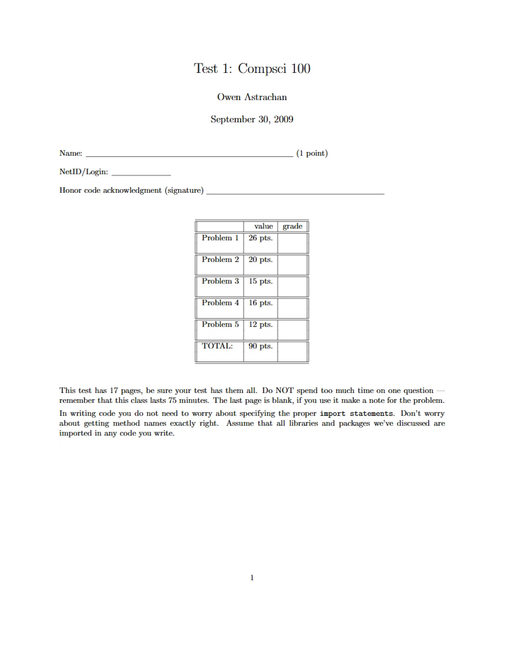 Assessment 1 Data Structures