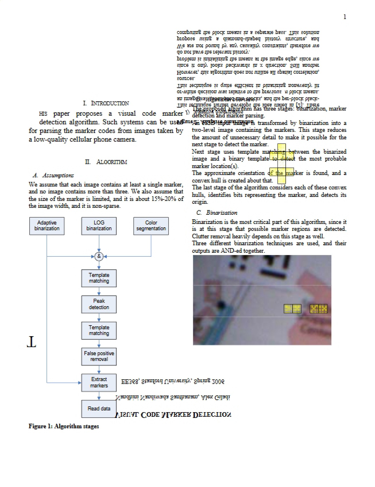 Introduction to Visual Code Marker Detection