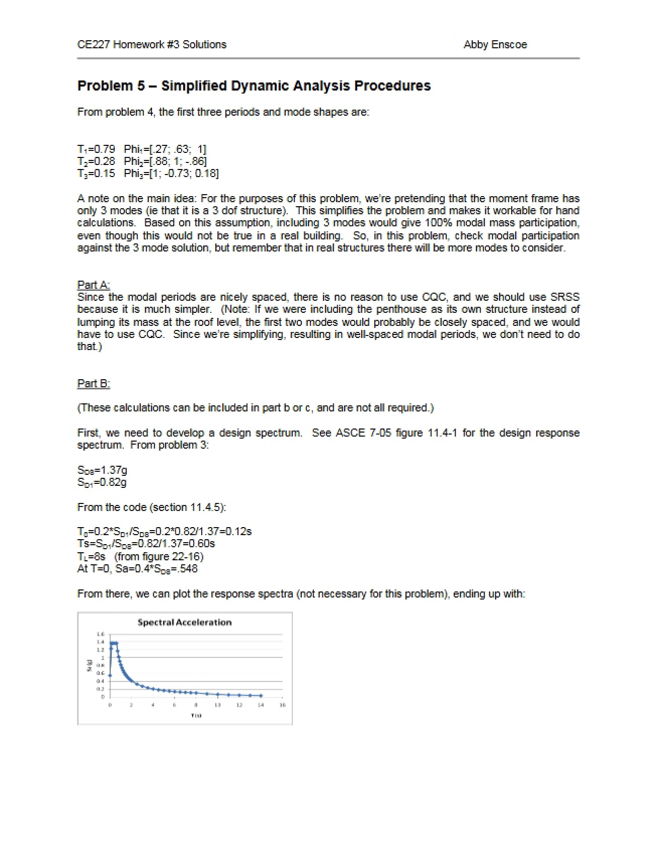 Simplified Dynamic Analysis (Problem 5)