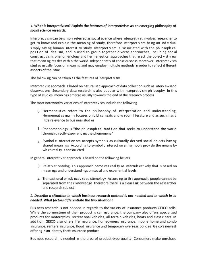 Interpretivism in Social Science Research