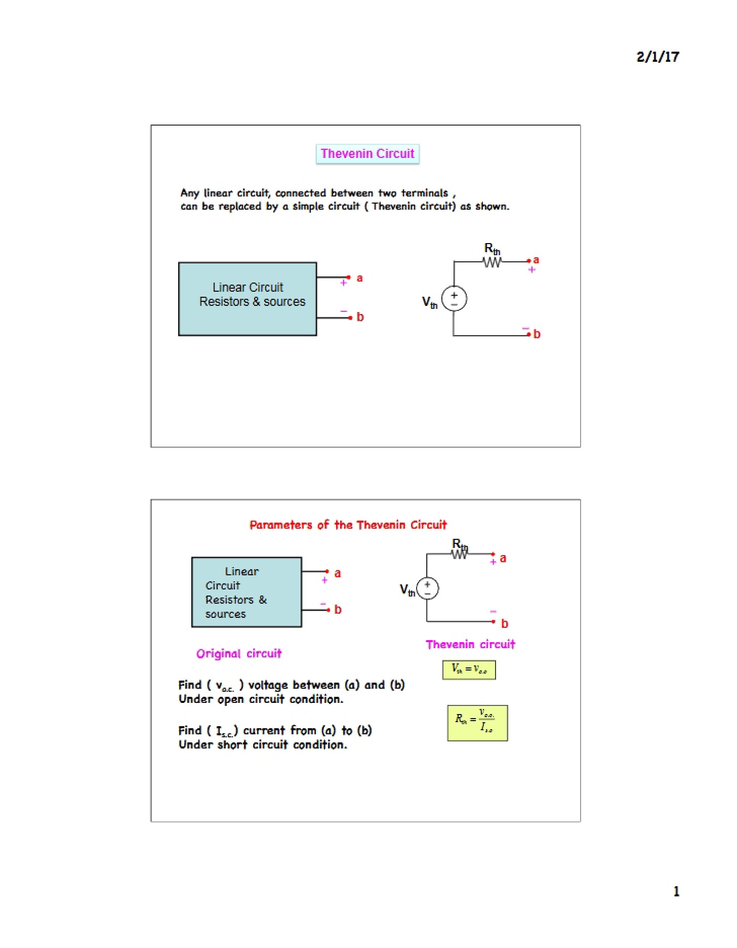 Thevenin Lecture 6