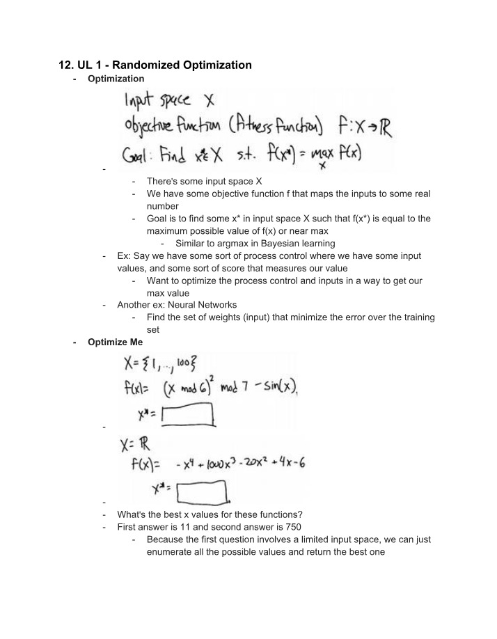 CS 7641 Notes - Part 12