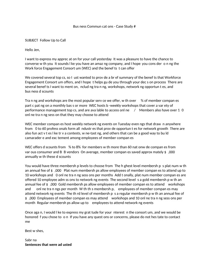 Management 3020 Case Study 2