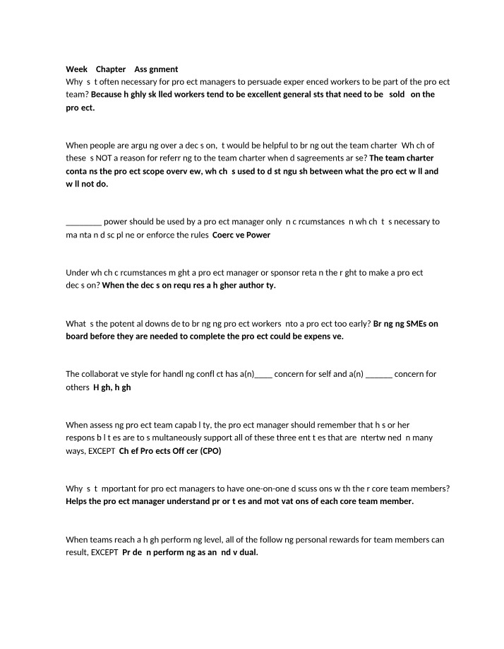 Chapter 5 Assignment - Week 3