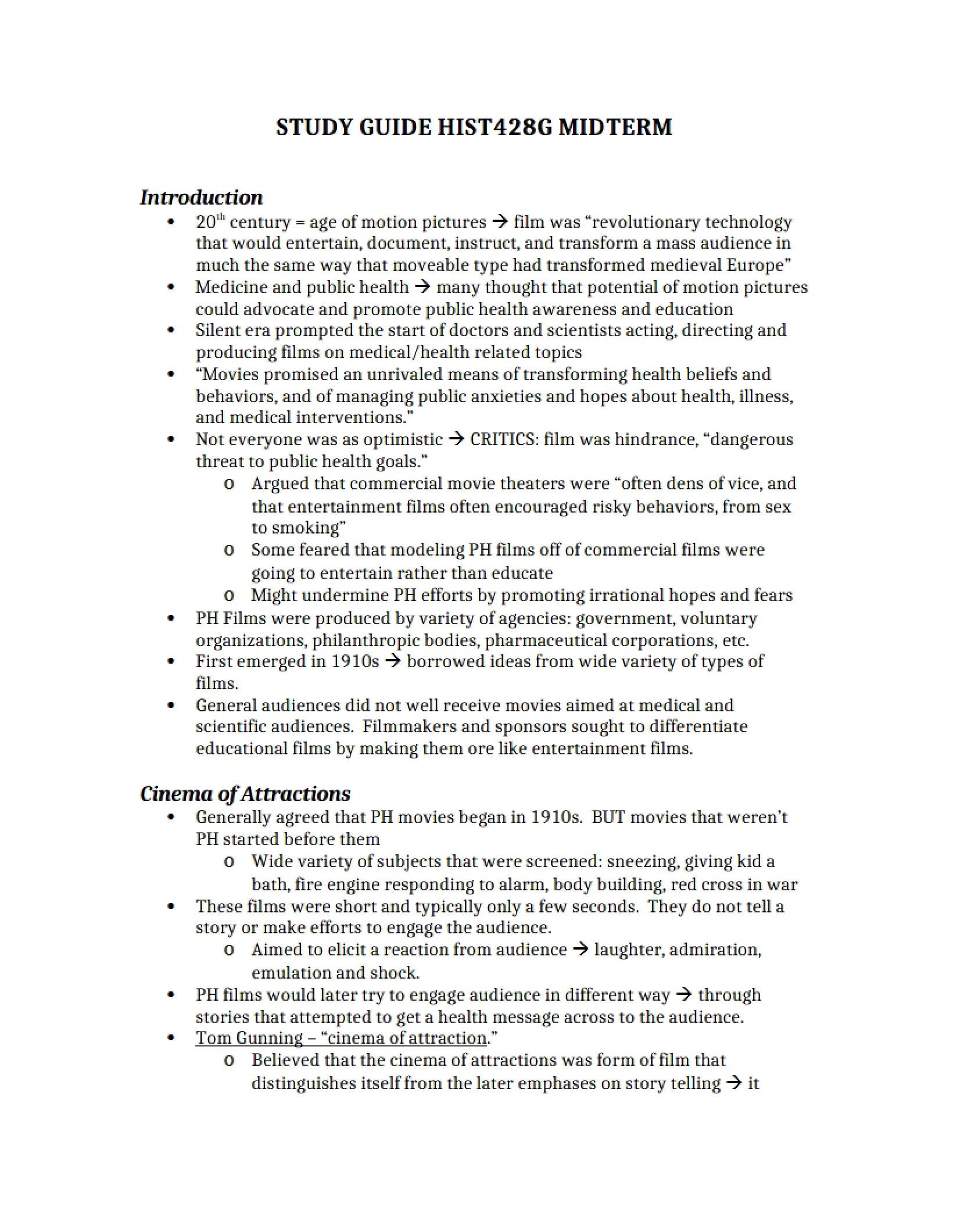 Selected Topics Guide