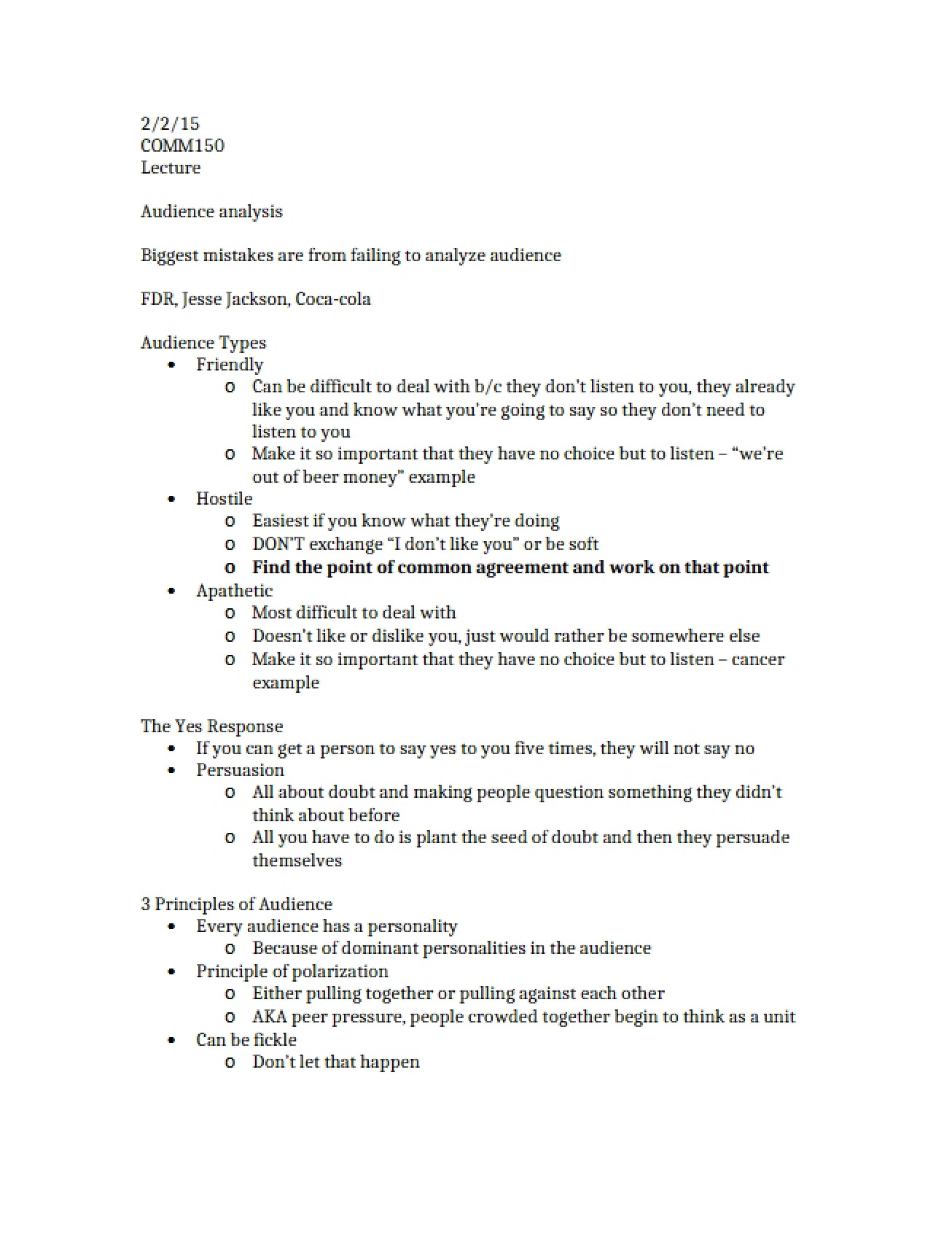Analyzing the Audience