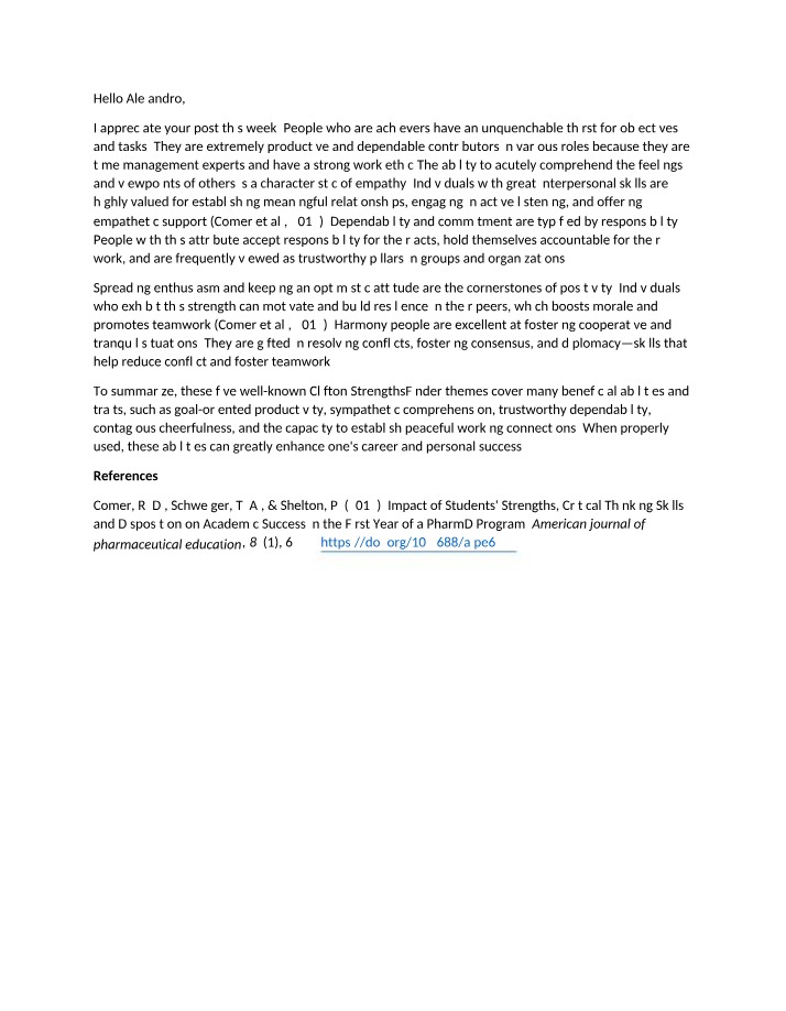 Clifton StrengthsFinder Themes for Academic Success