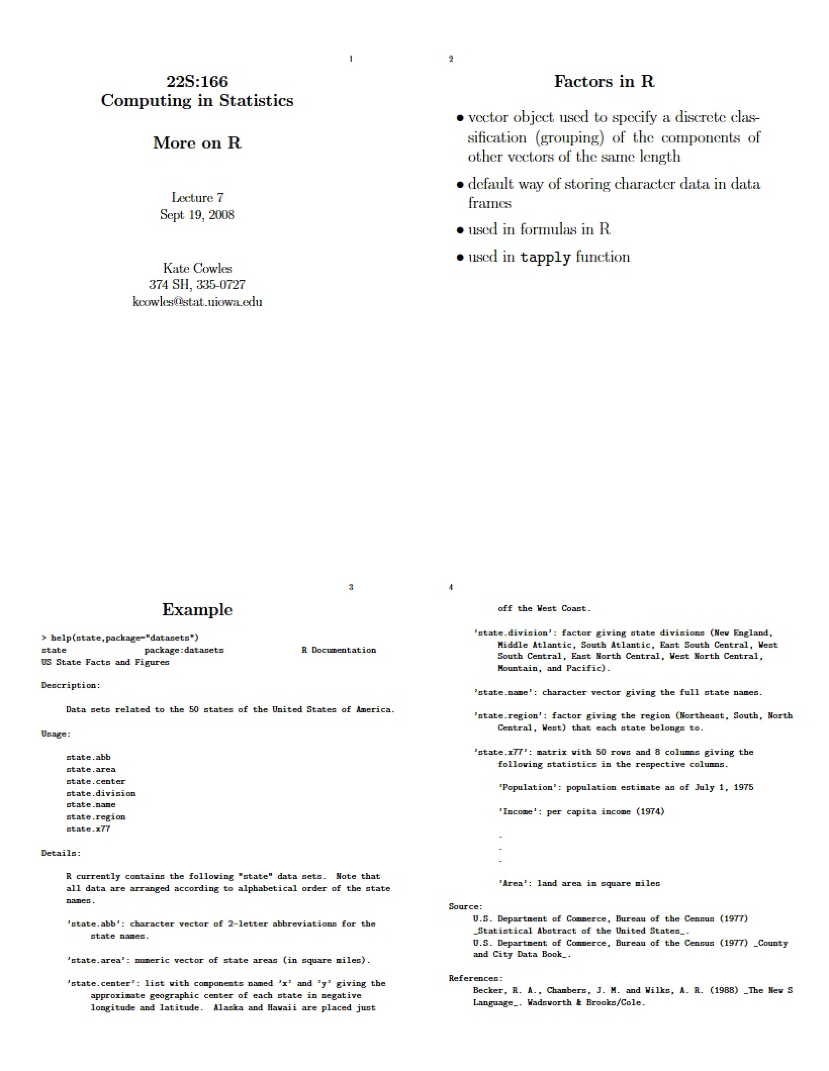 Statistics and Computing (12)