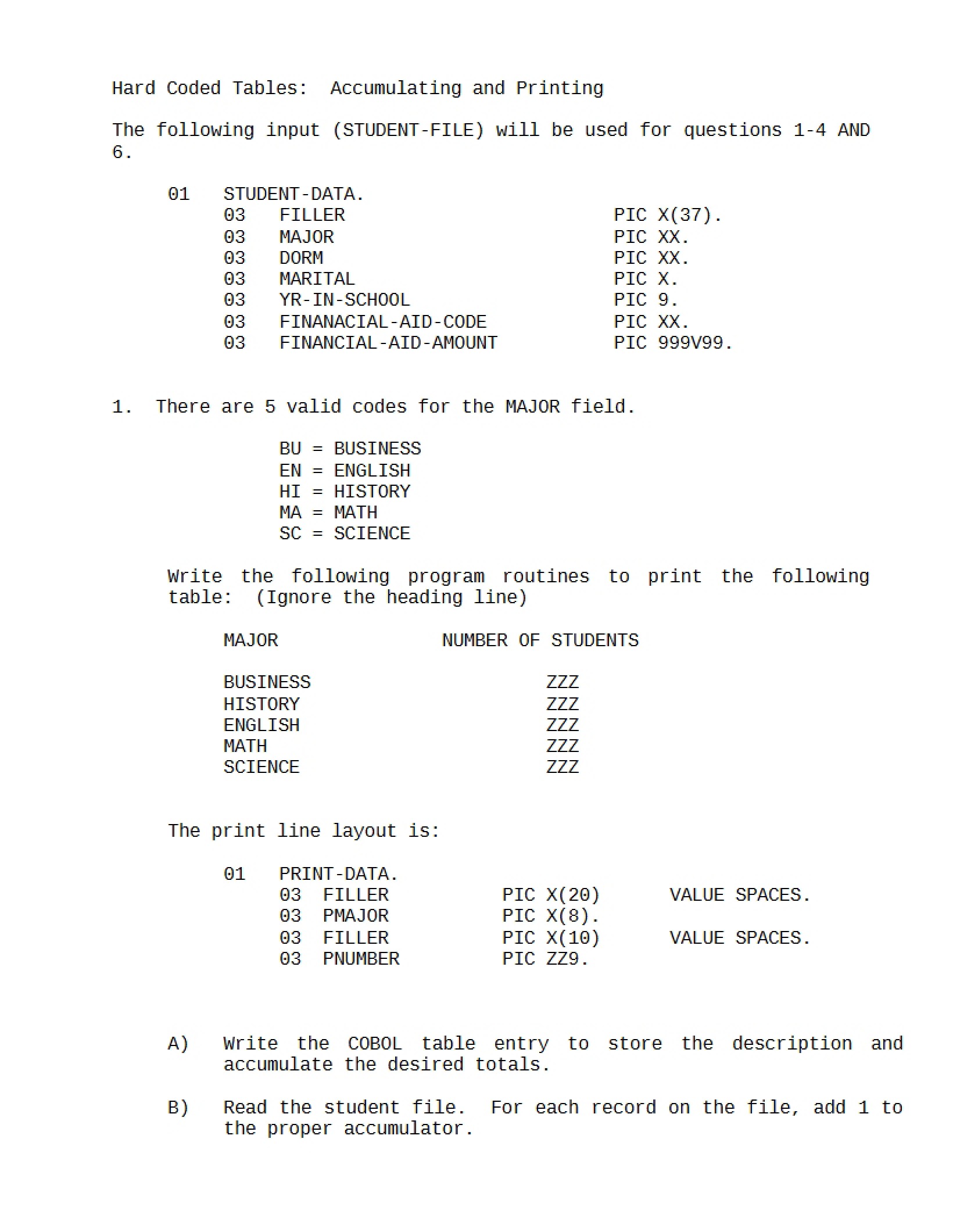 Accumulator Worksheet