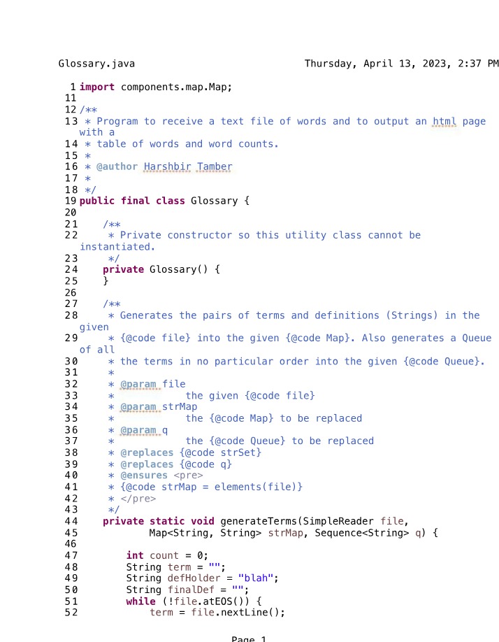 CPSC 101 - Glossary