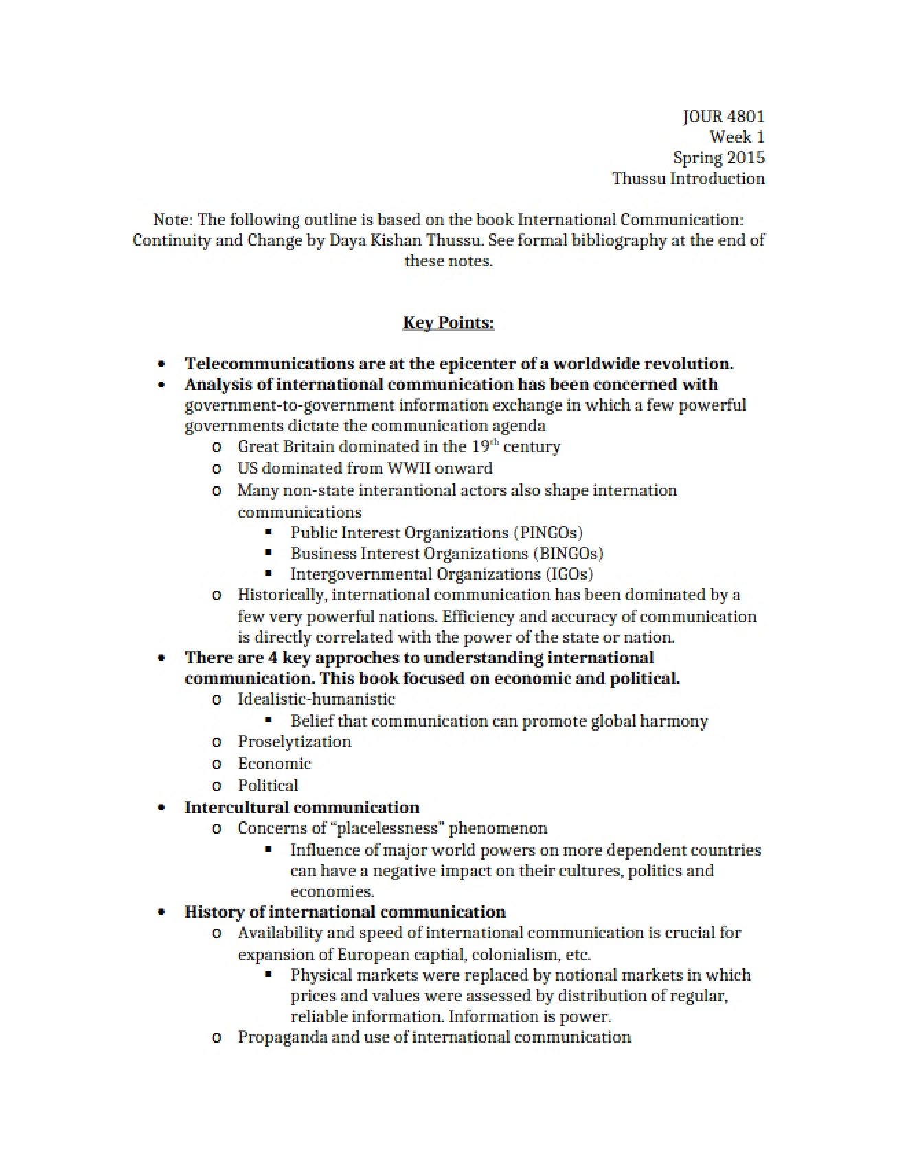 Systems of Telecommunication