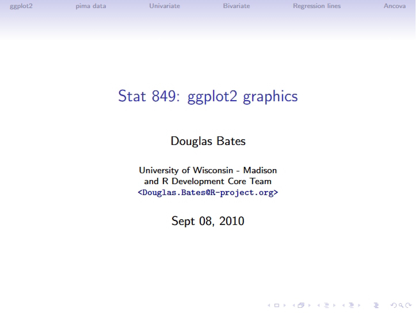 Graphics using ggplot2