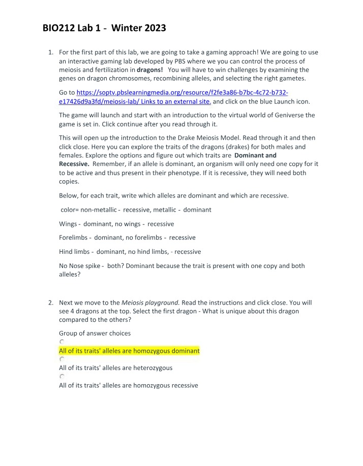 BIO212 Lab 1 Alternative (2023)