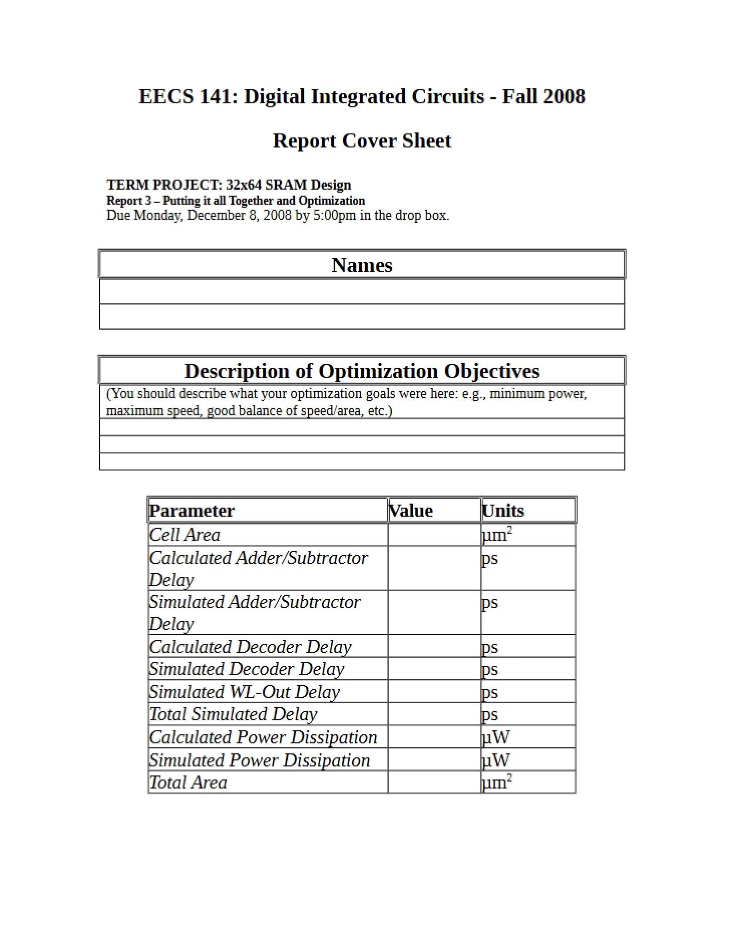 Report on Phase 3