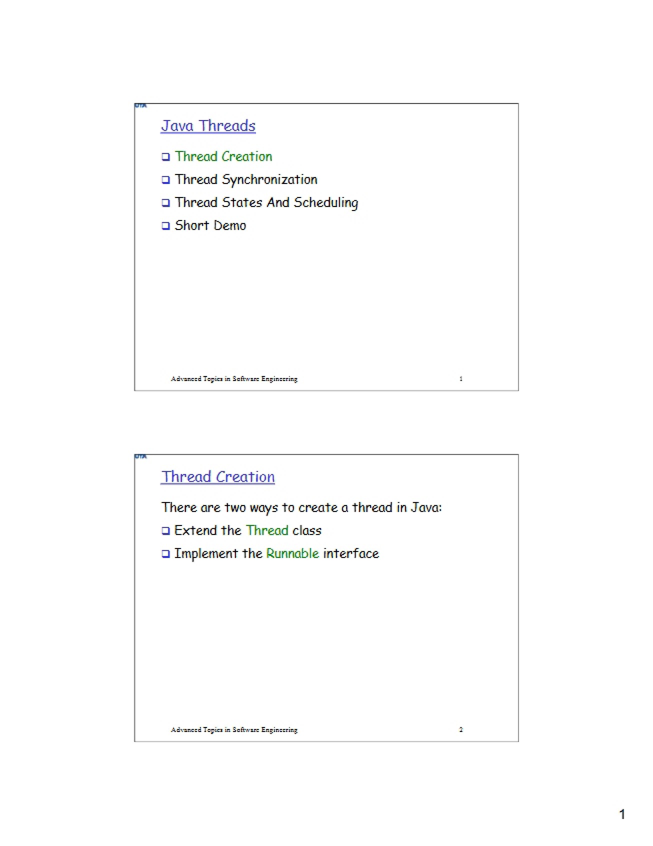 Java Threading