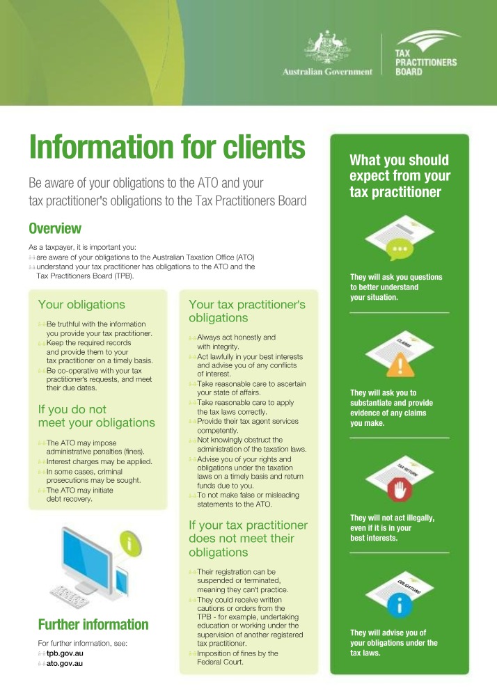 ATO and Tax Practitioner Obligations