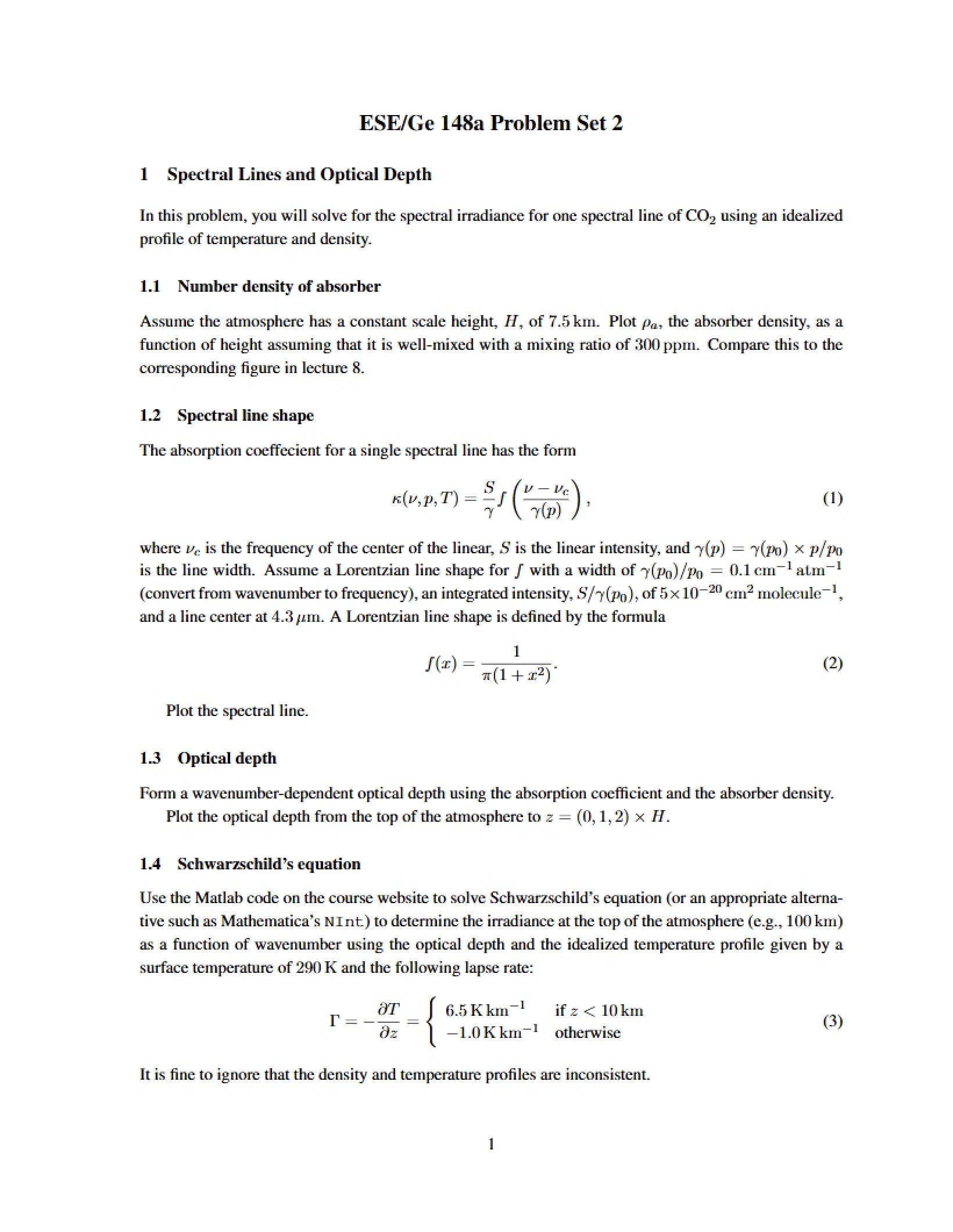 Set Two Problems