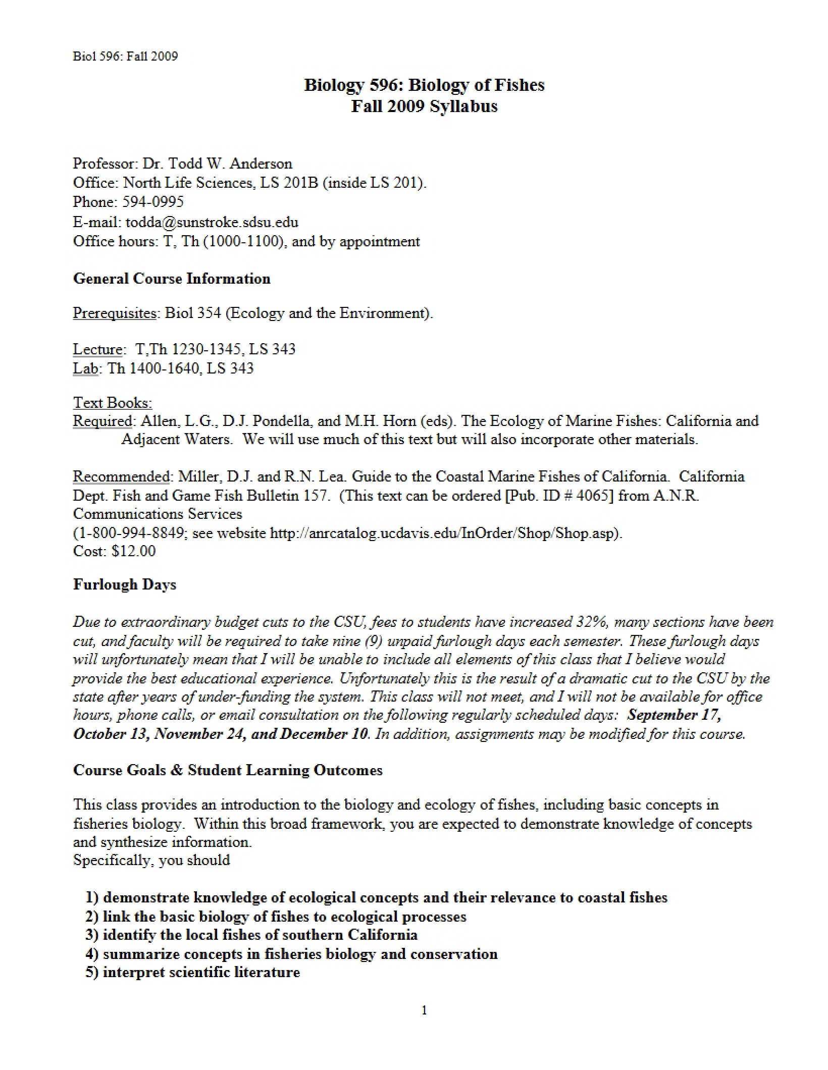 Metagenomics Course Outline