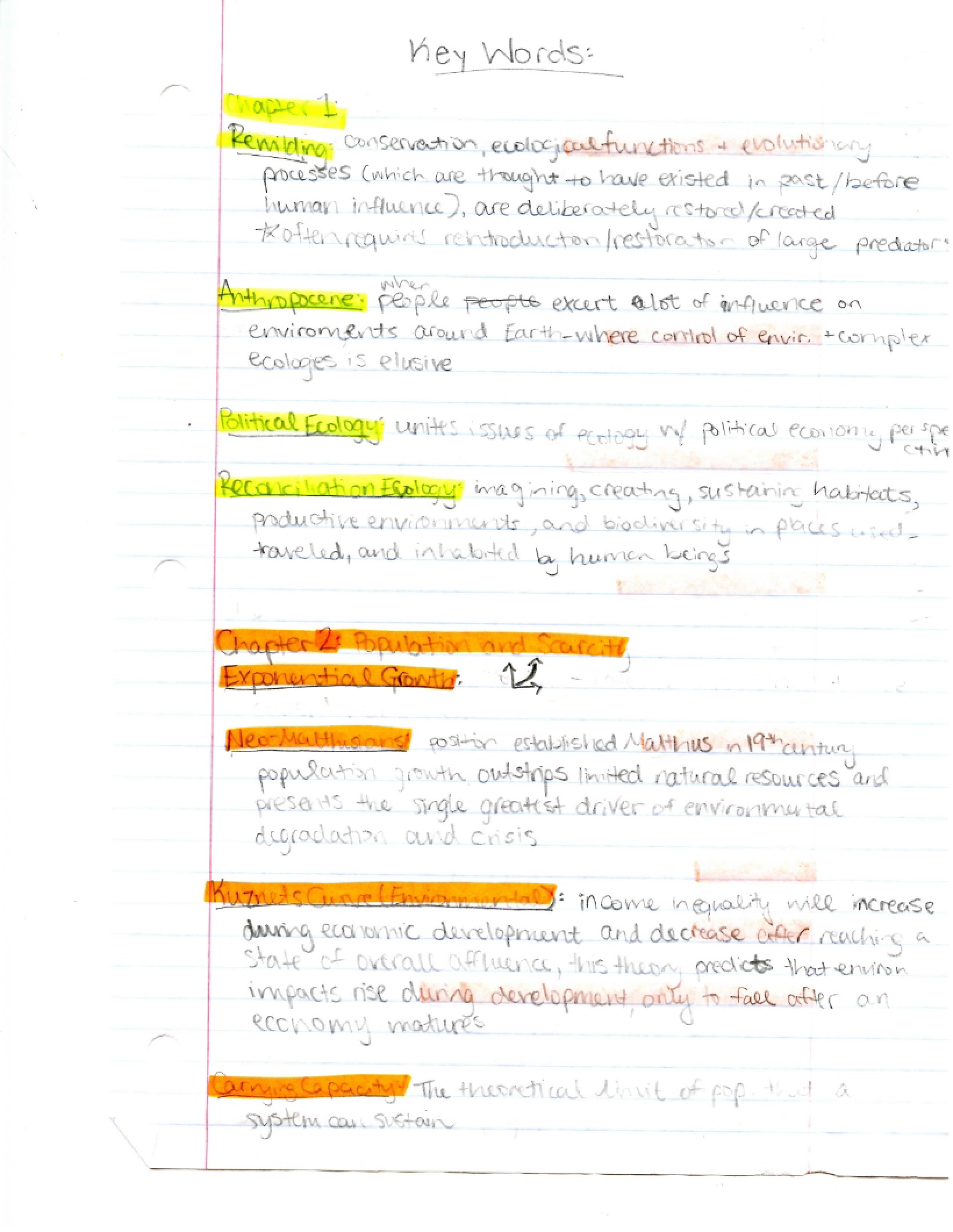 Environmental Problems Notes