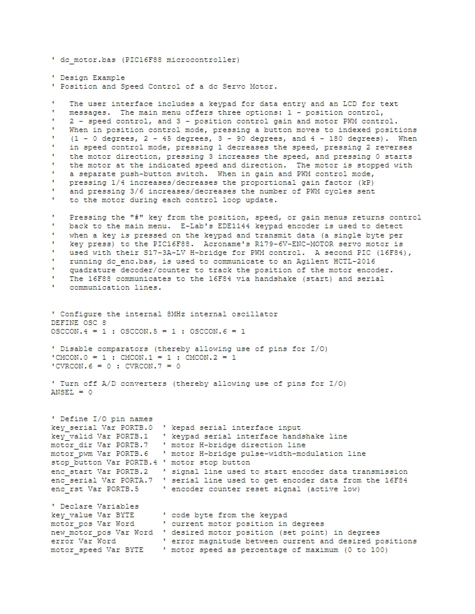 Lecture Notes for Mechatronics