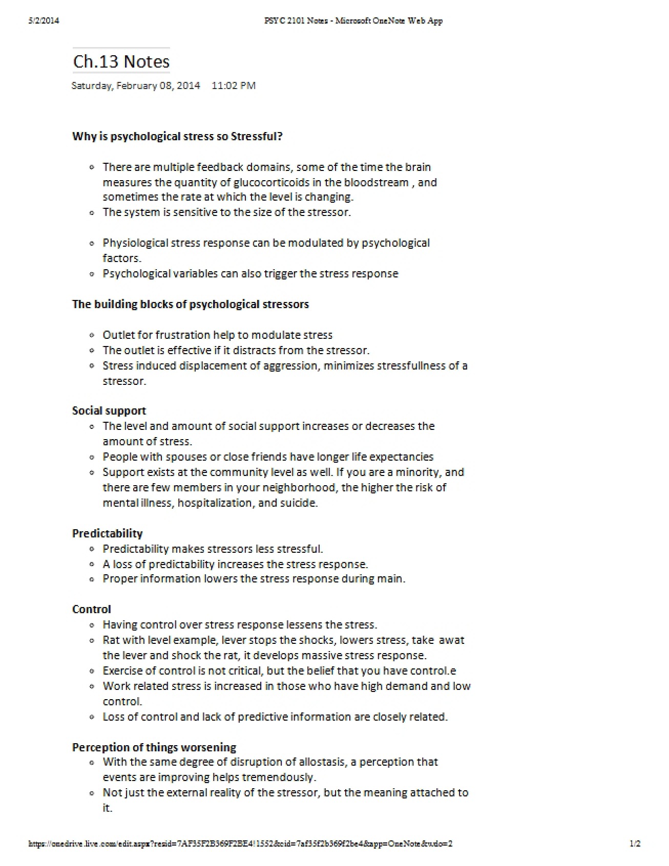 Adjustment Psychology Class Notes
