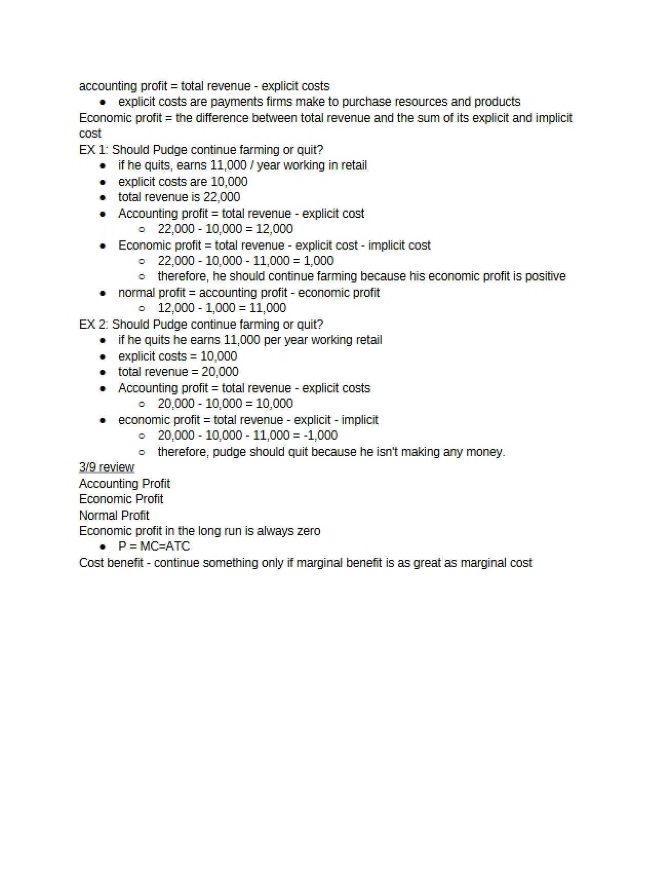 Lecture Notes Microeconomics