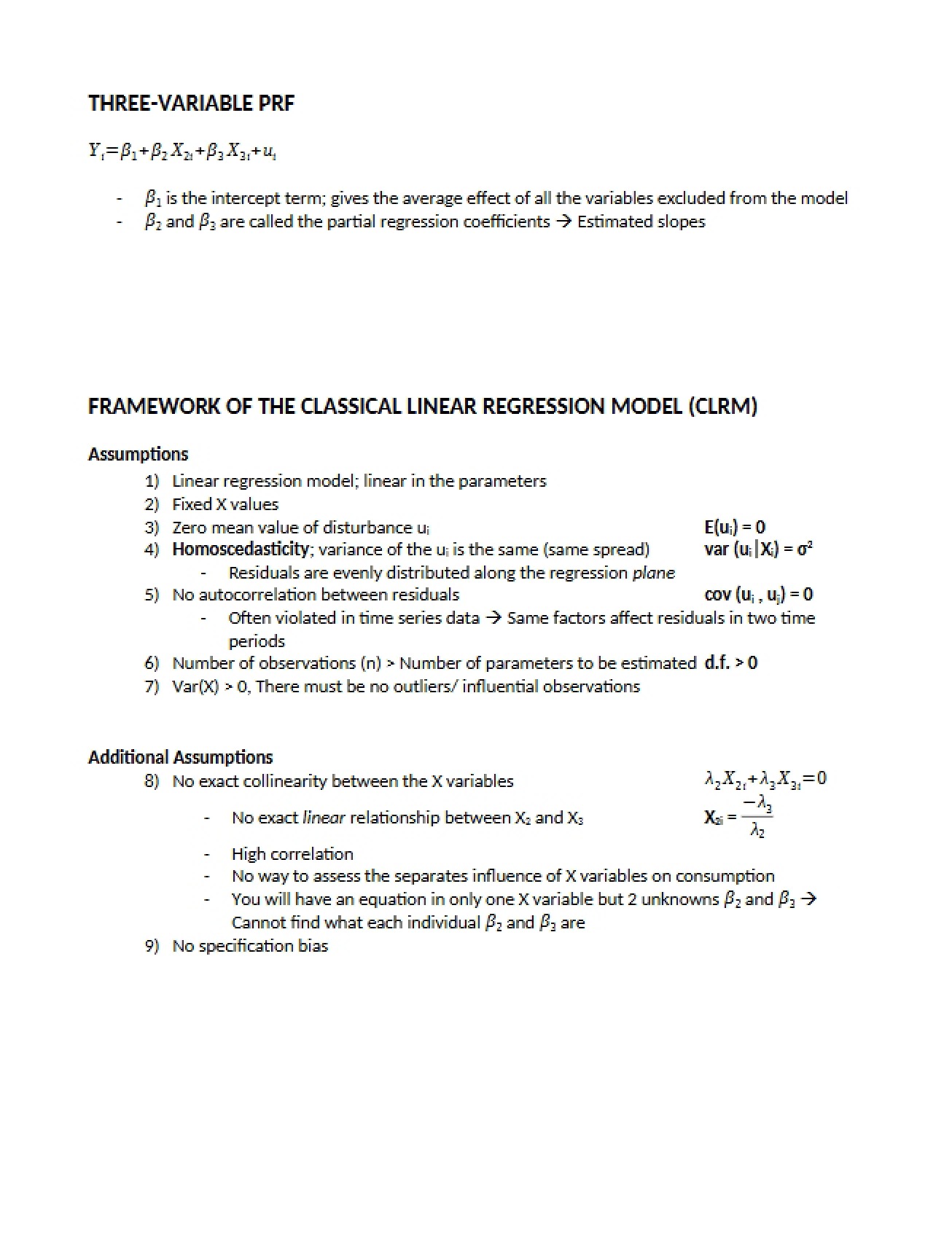 PRF Three Variable