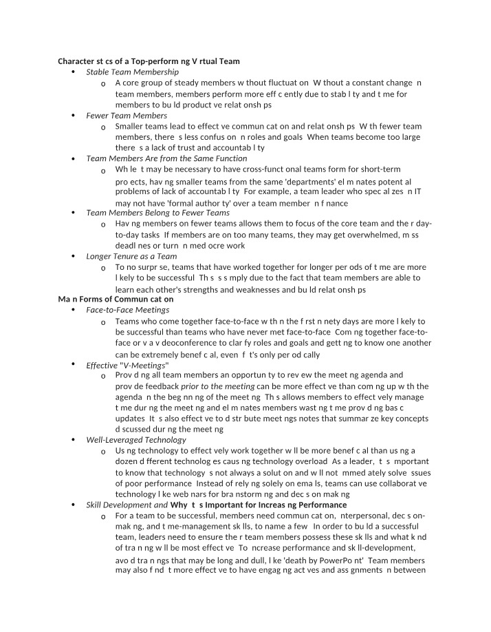 Week 2 Team Composition Communication Training and Skill Development Report