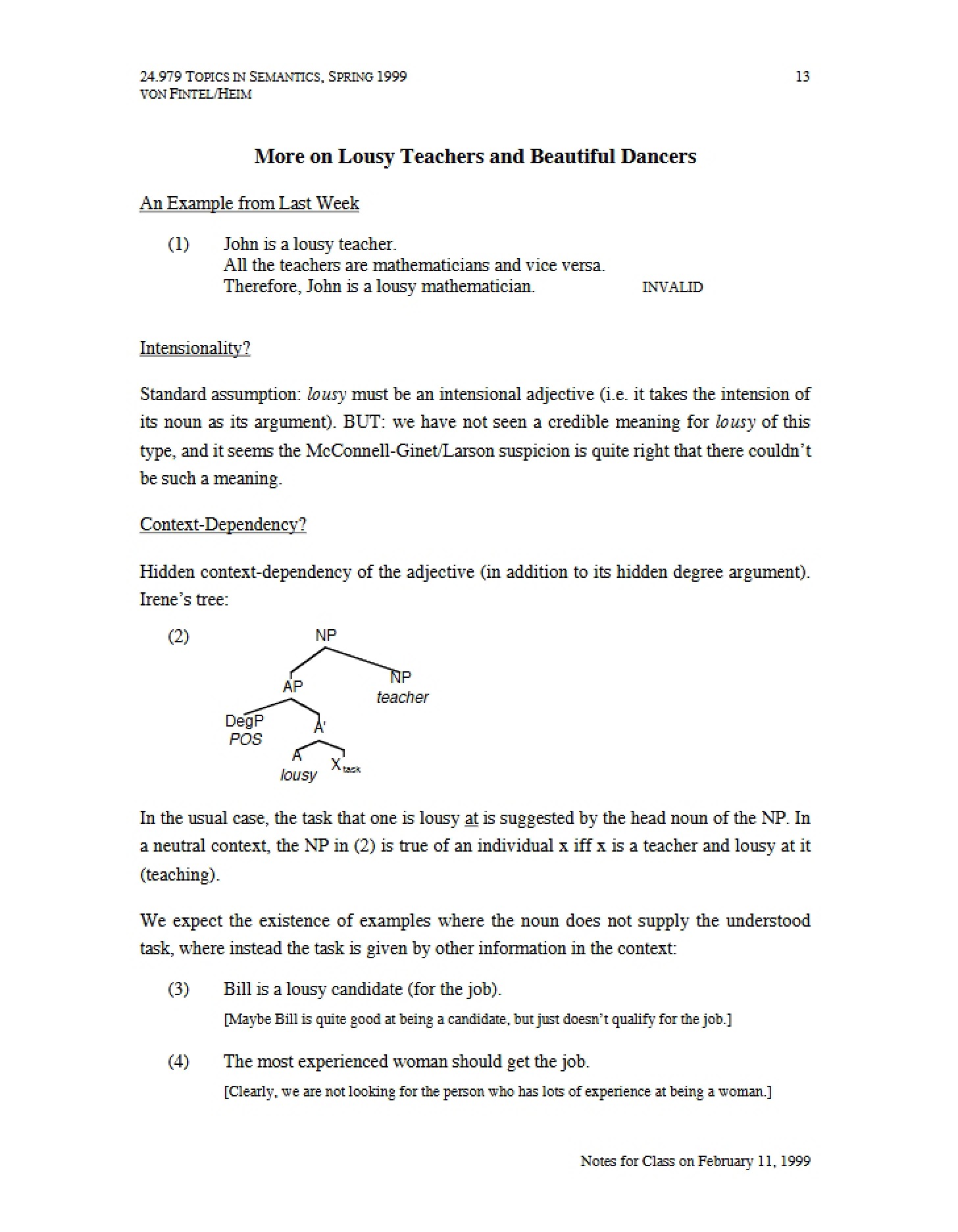 Lecture Materials