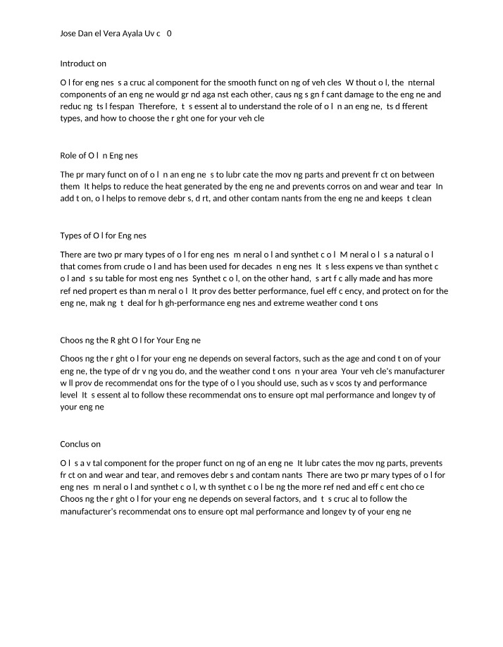 Role of Oil in Engines - Importance, Types, and Choosing