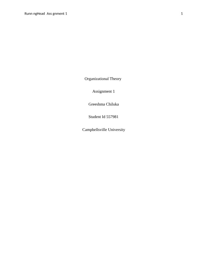 Business Ethics Assignment 1