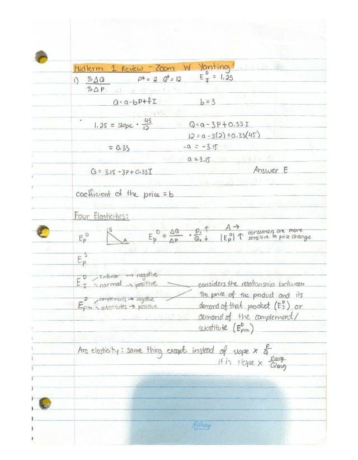 Analysis of Markets - Course Document