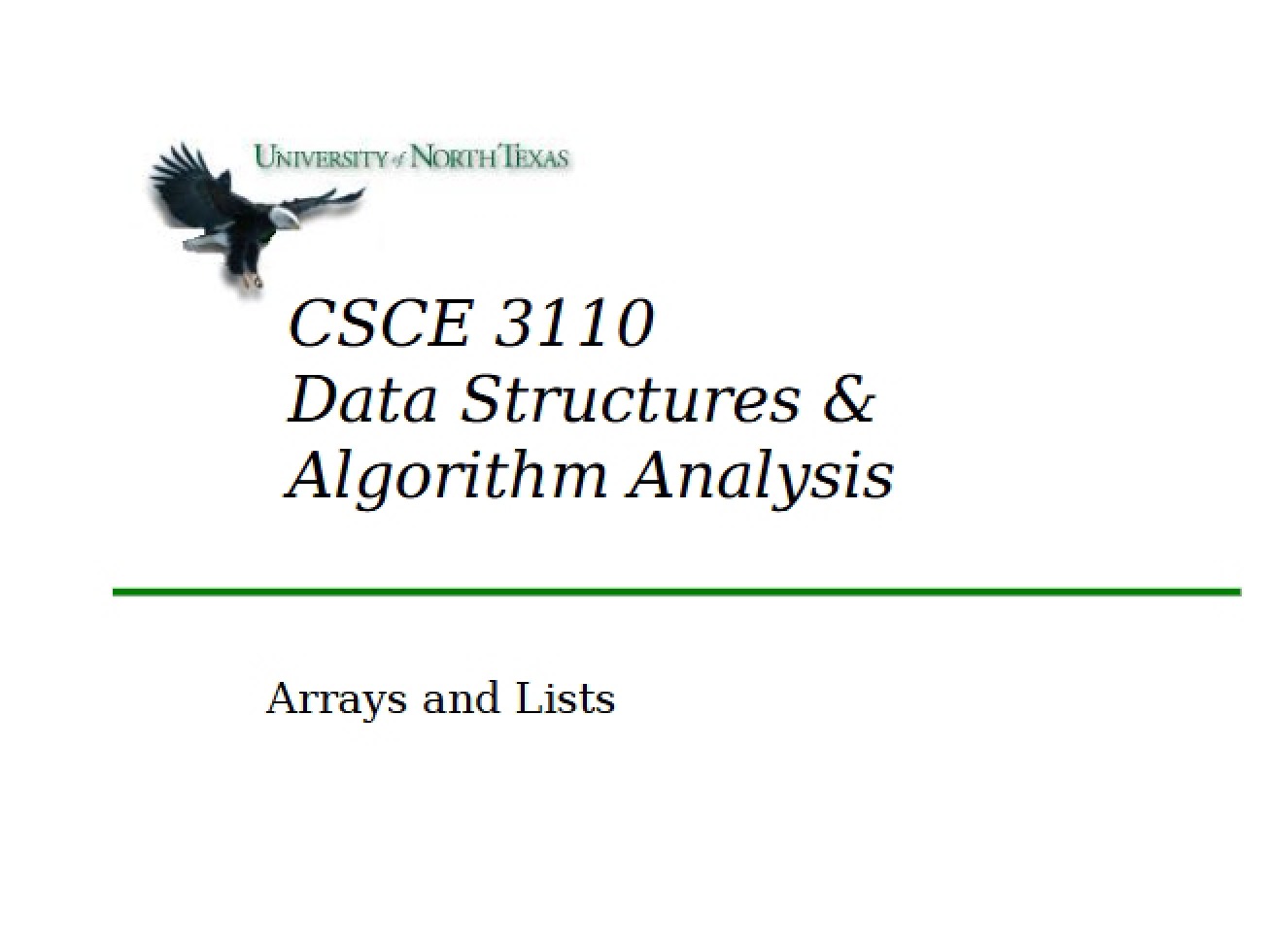 Array Structures