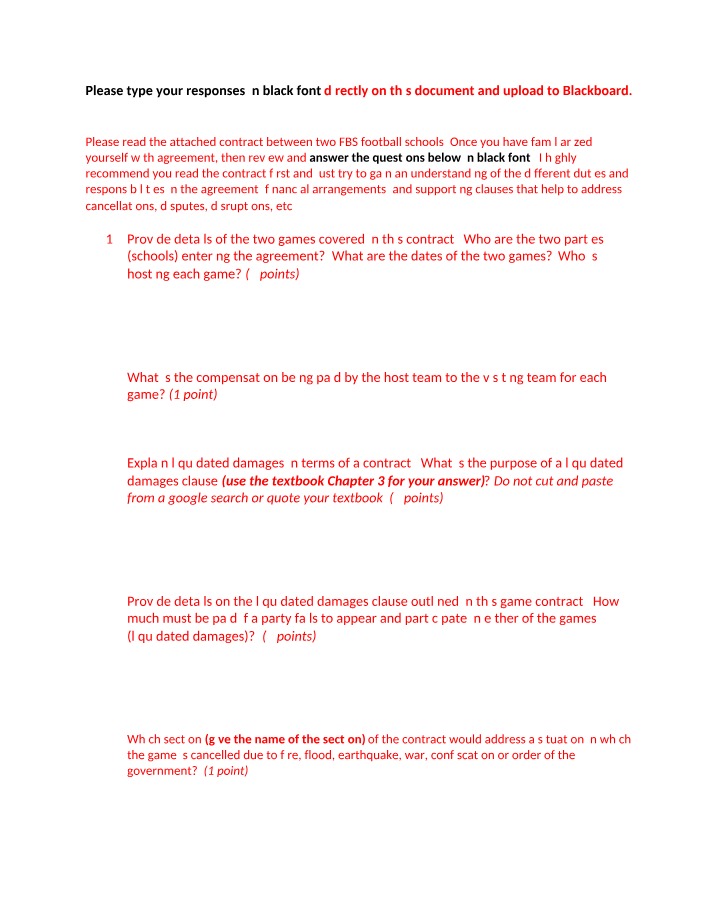 FBS Football School Contracts and Games Assignment