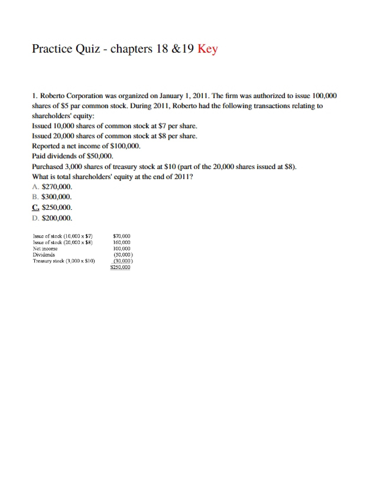 Study Guide for Financial Reporting