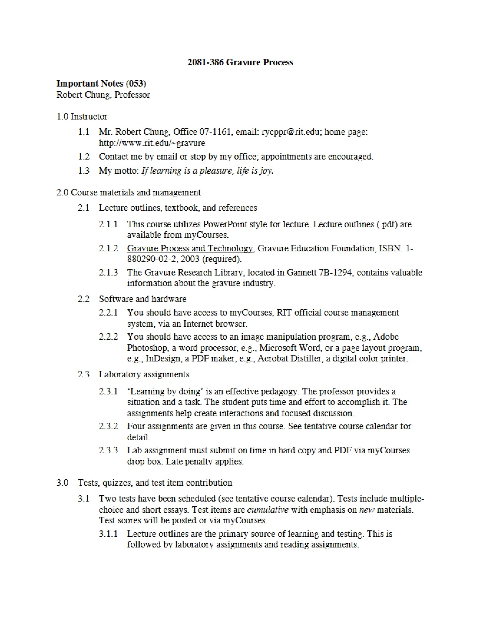 Important Notes on Gravure Process - Gravure Process