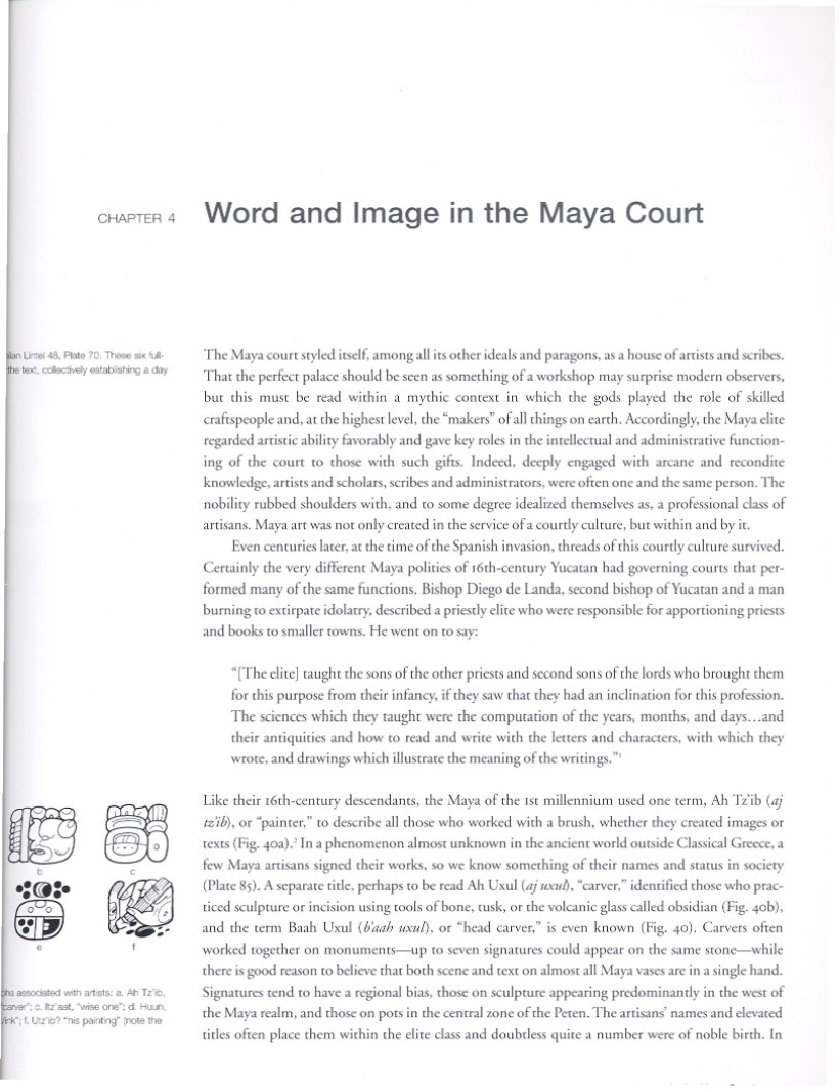 Maya Court Image and Word