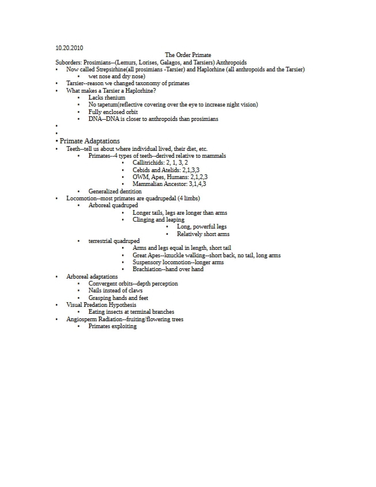 Mitosis and Meiosis Brief Overview