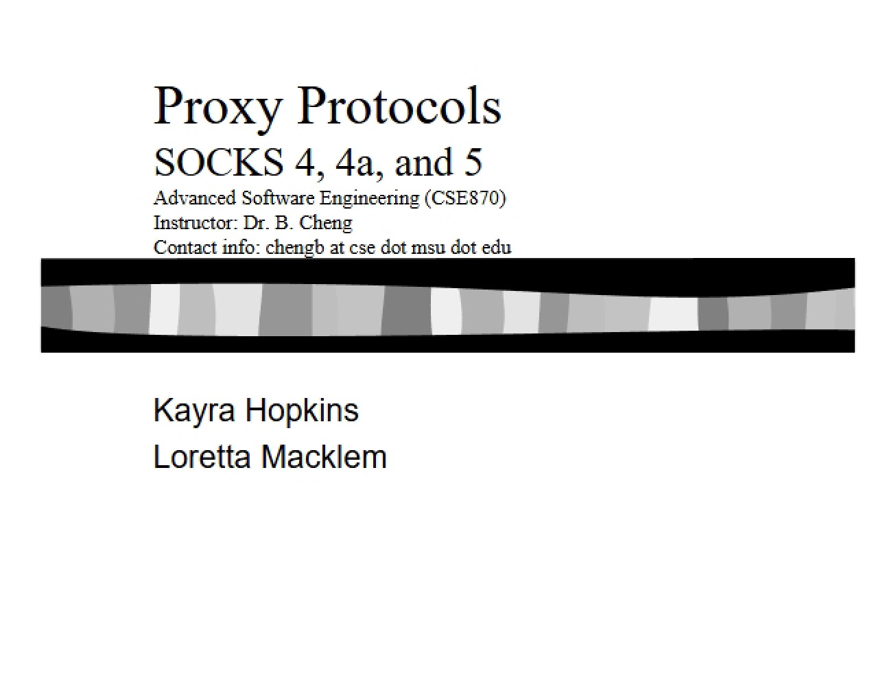 Protocols Proxy