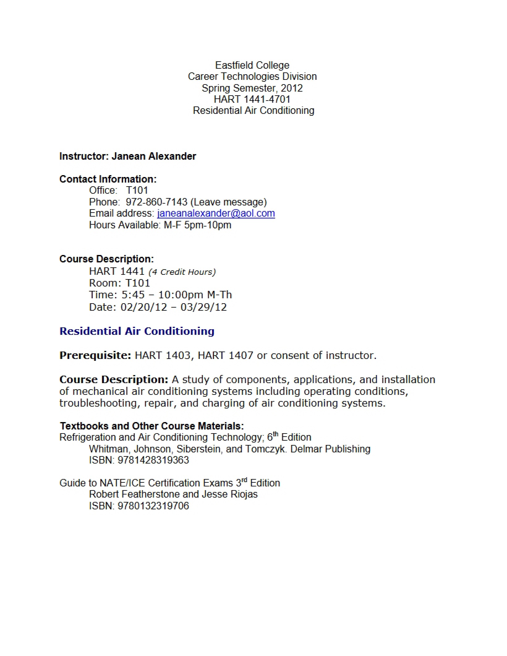 Syllabus
