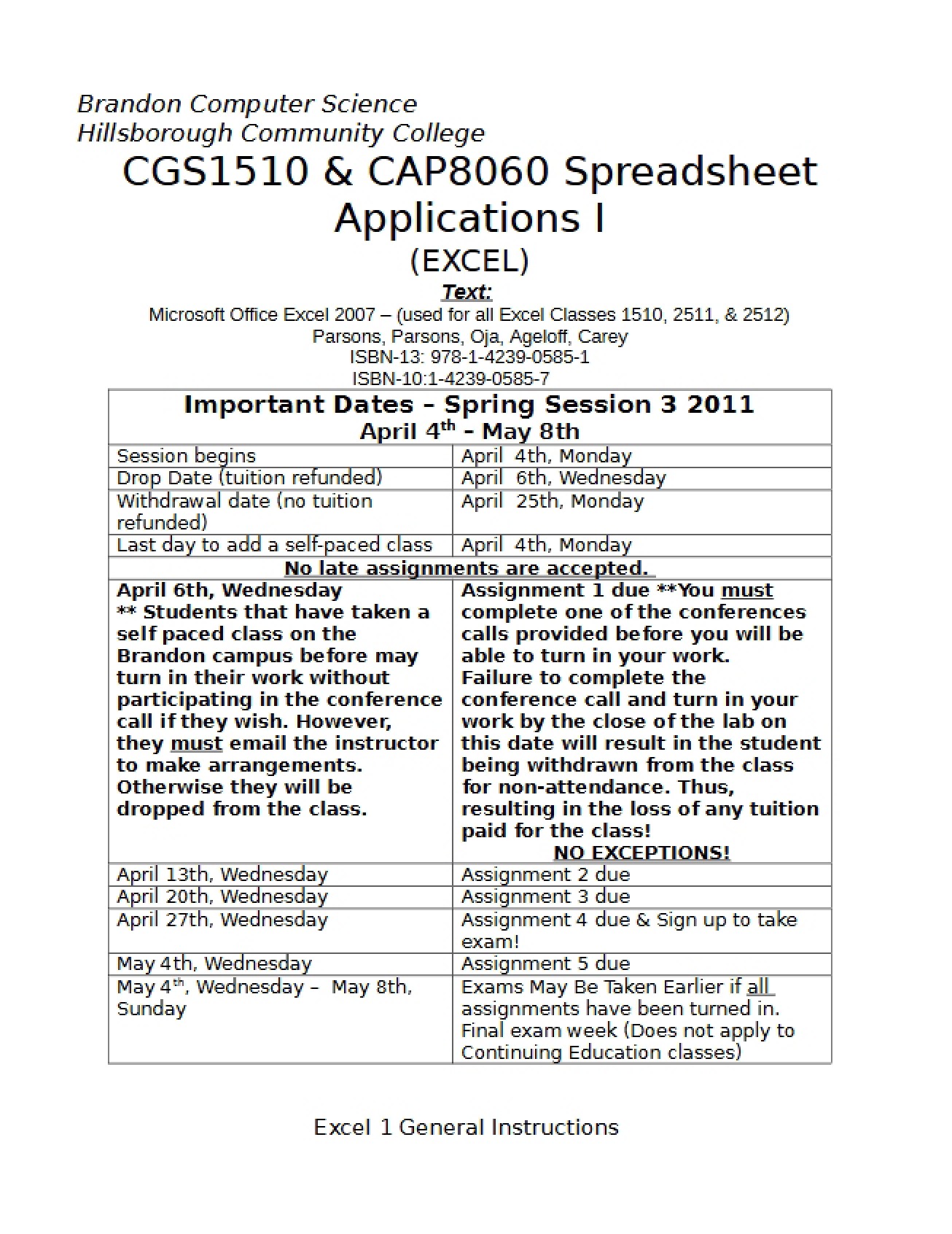 Spreadsheet Software Study Guide