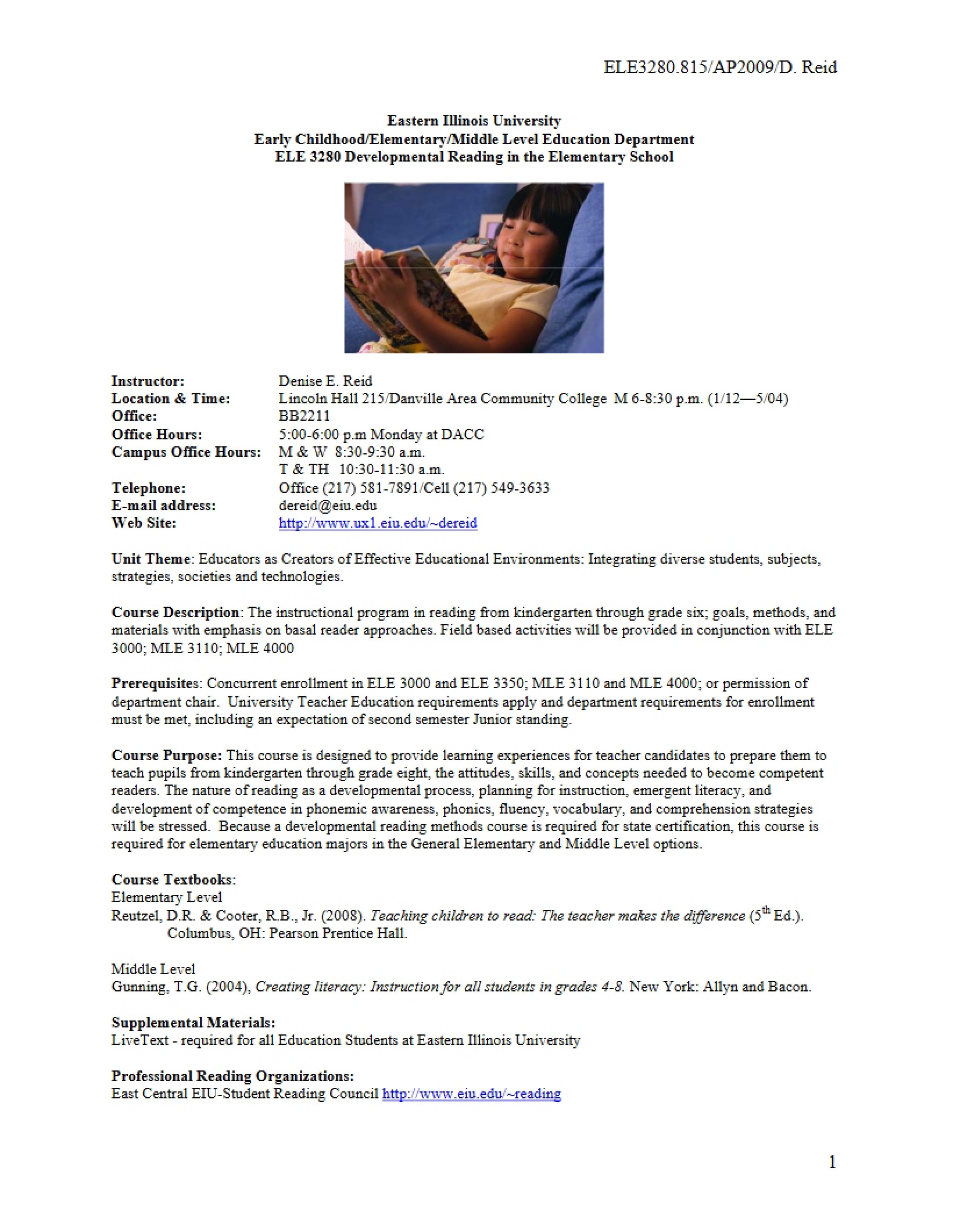 Syllabus - 10 Pages