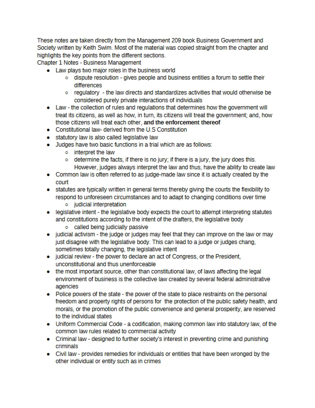 Principles of Business Management