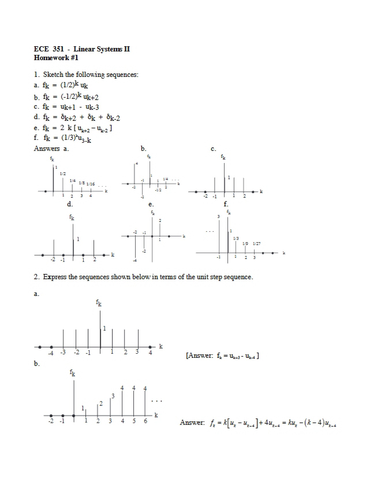 First Homework Assignment