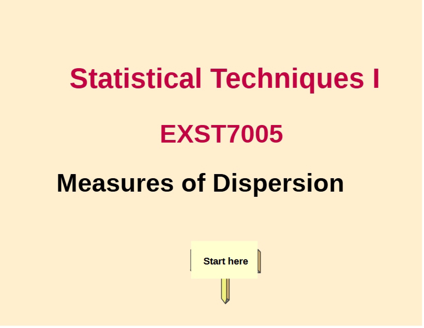 Dispersion Measures