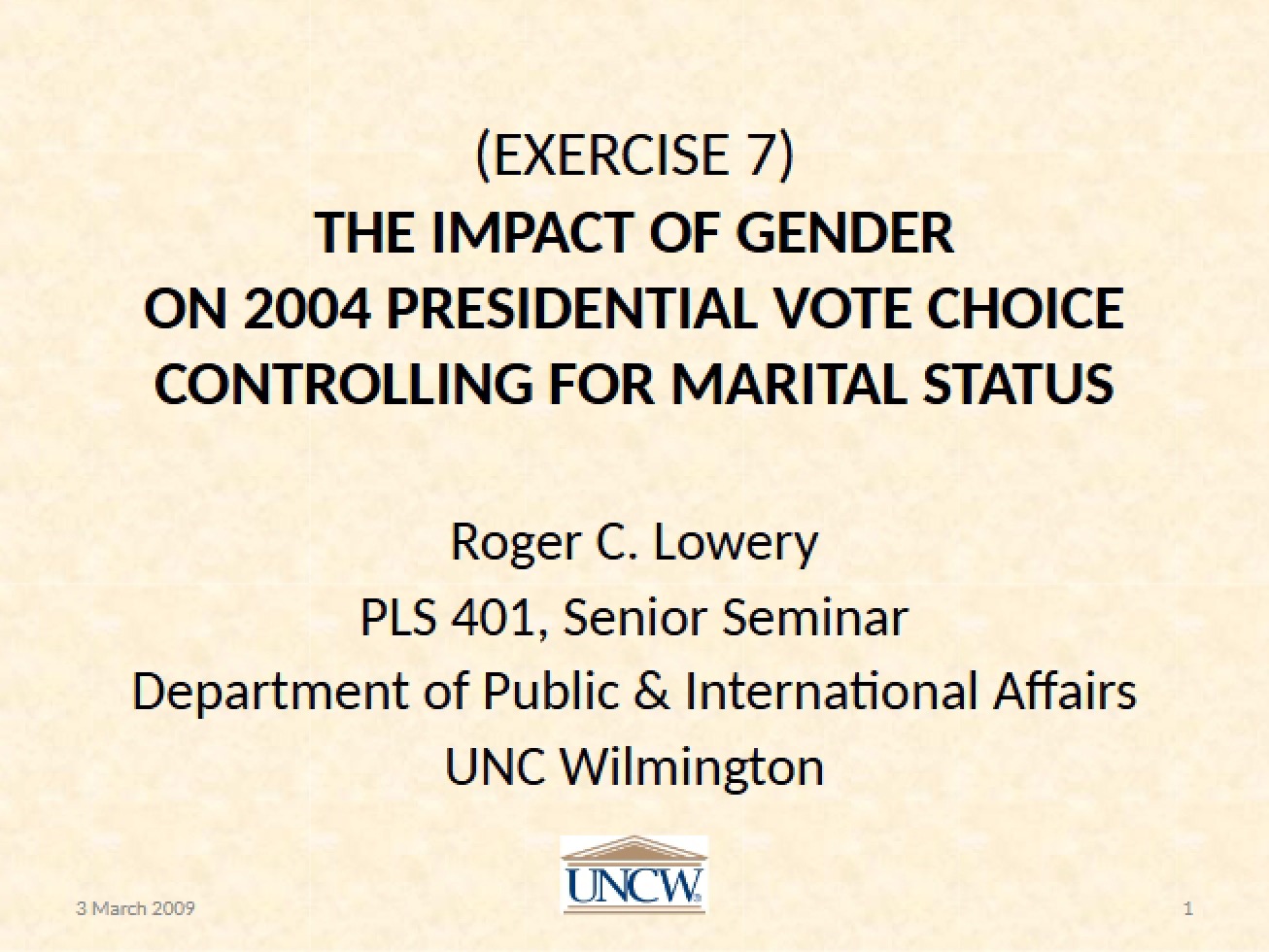 Gender Impact Analysis