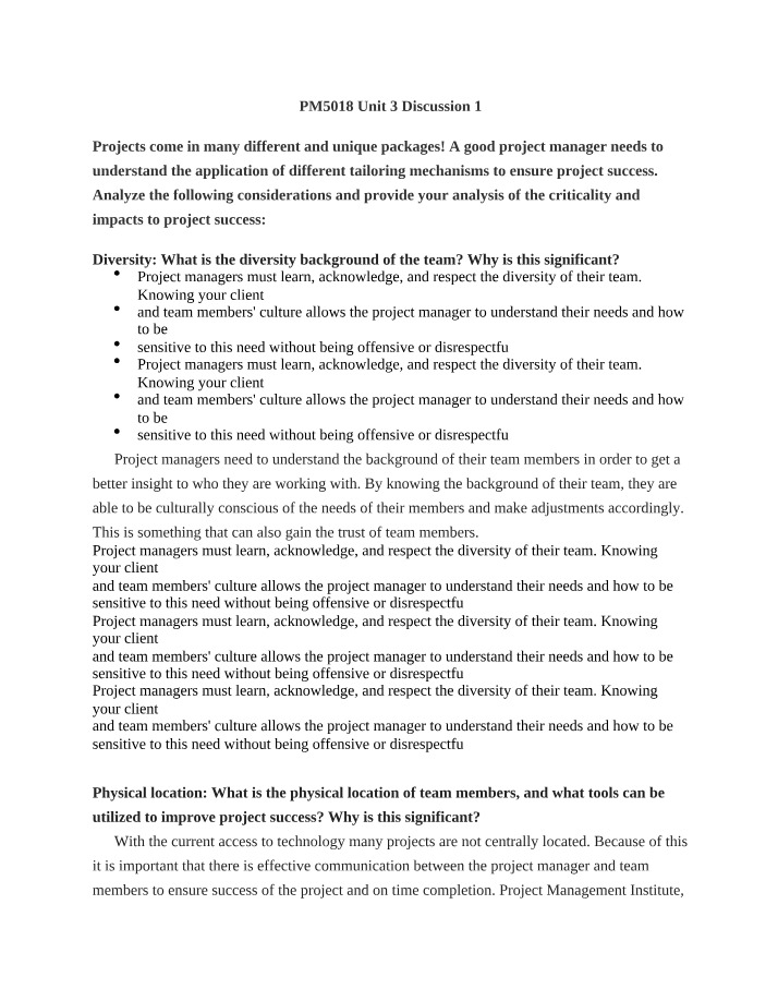 Discussion 1 for Unit 3