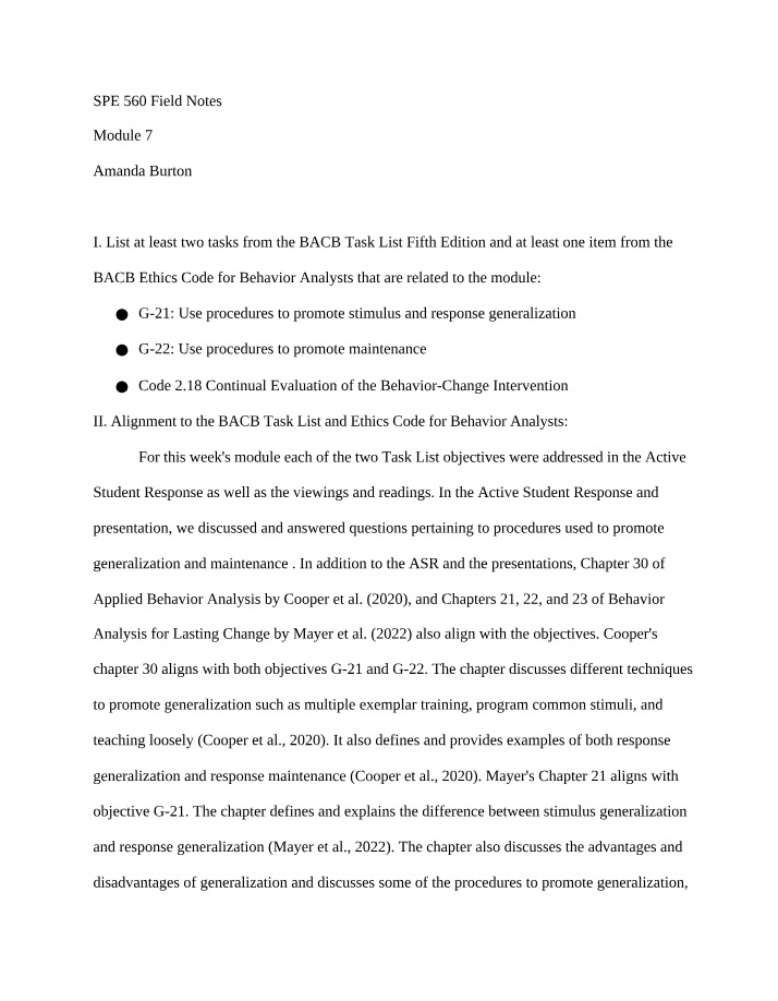 Field Notes Module 7 Full