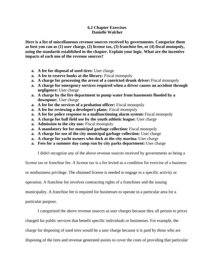 Chapter 6.2 Exercises