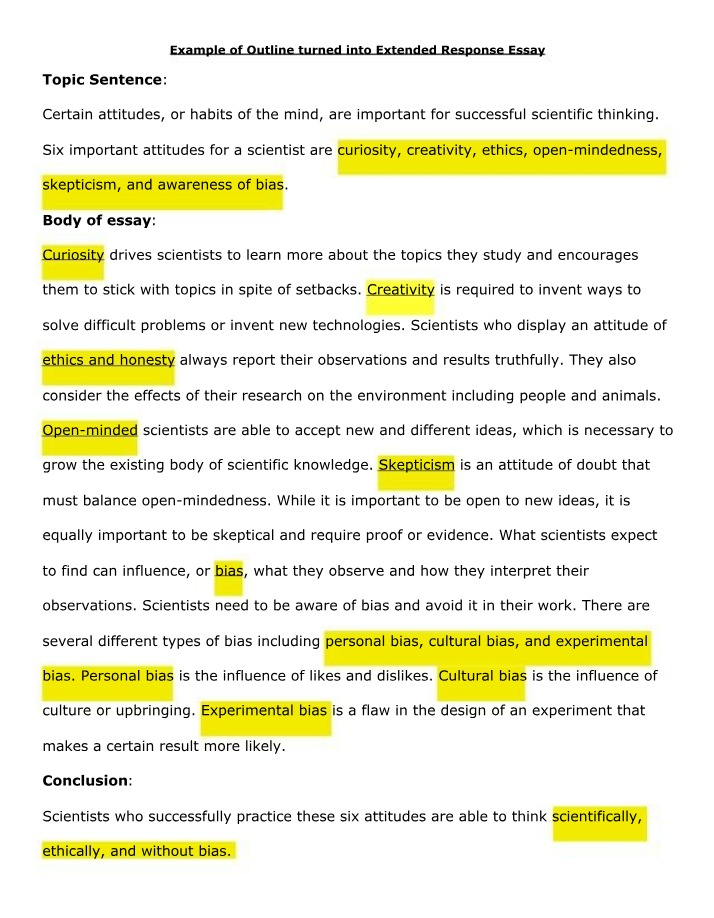 Scientific Thinking - Six Important Attitudes